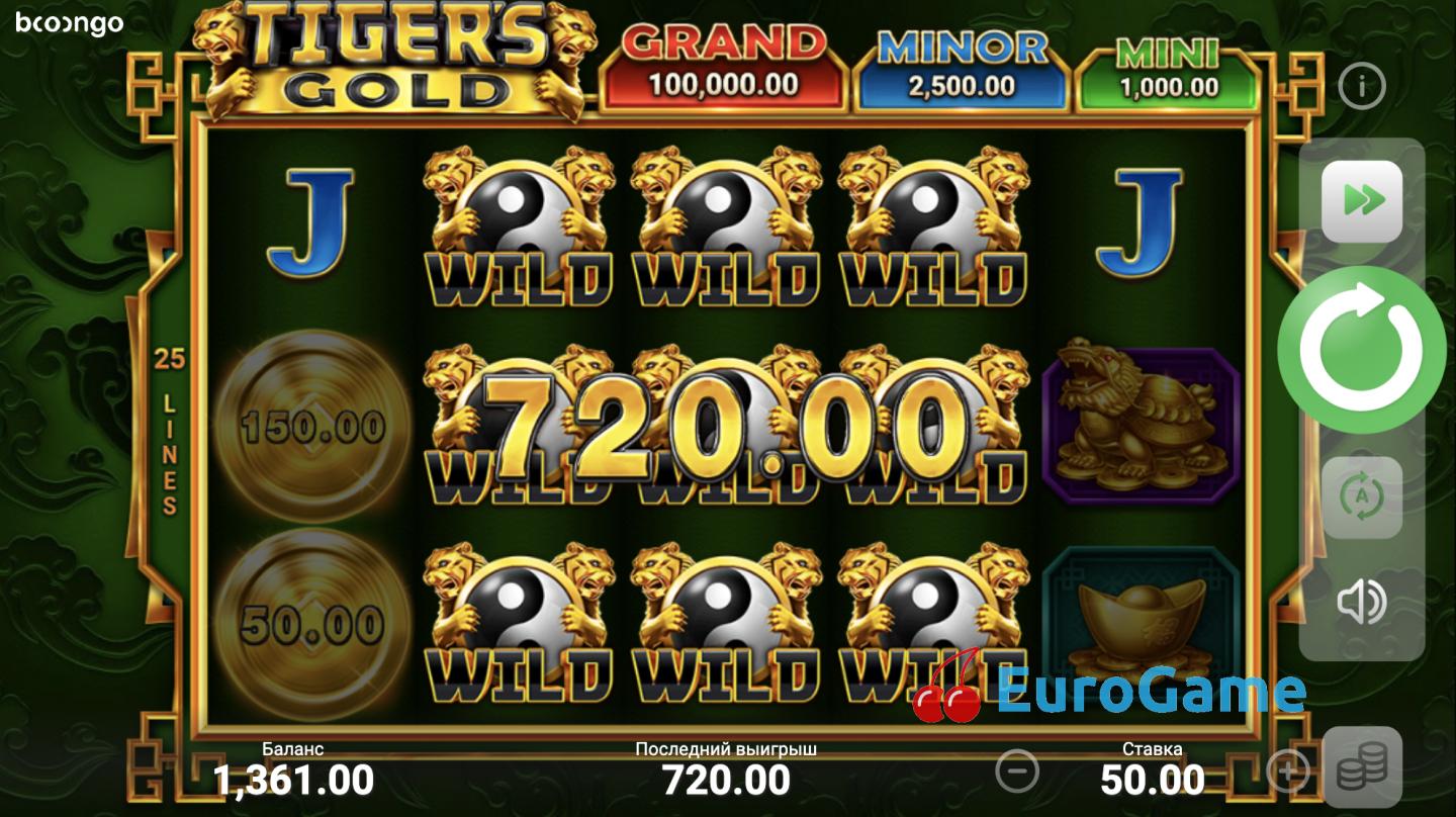 бесплатный игровой автомат Tiger's Gold: Hold and Win