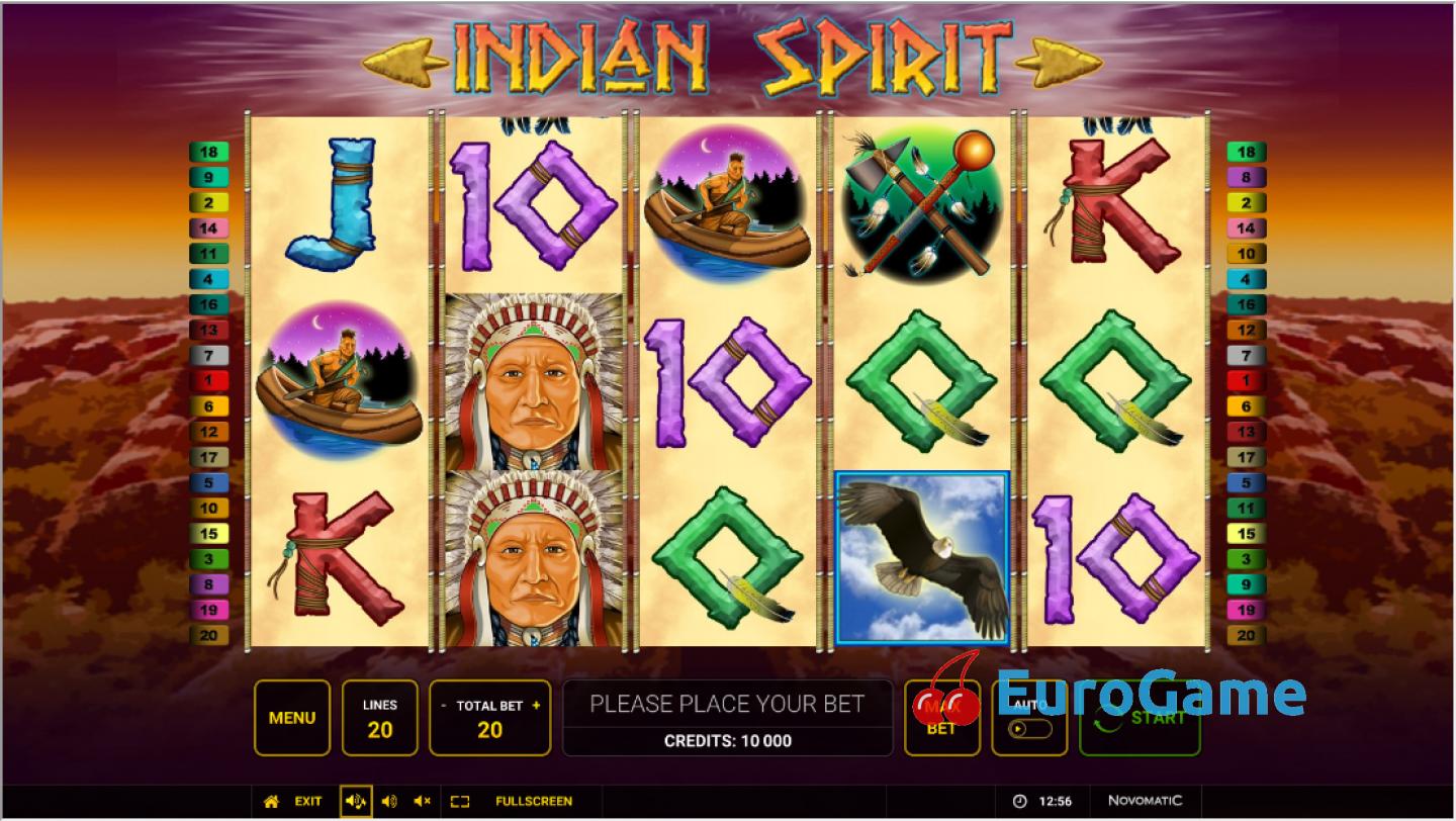 бесплатный игровой автомат Дух индейцев