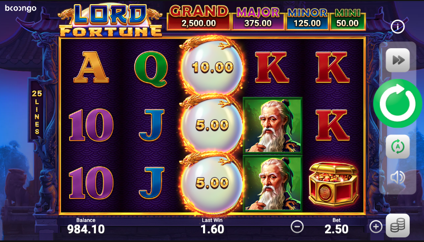 Lord Fortune: Hold and Win - Slide №3 | Slot machines EuroGame