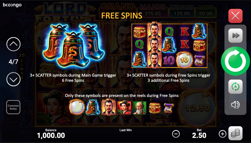 Lord Fortune: Hold and Win - Slide №6 | Slot machines EuroGame