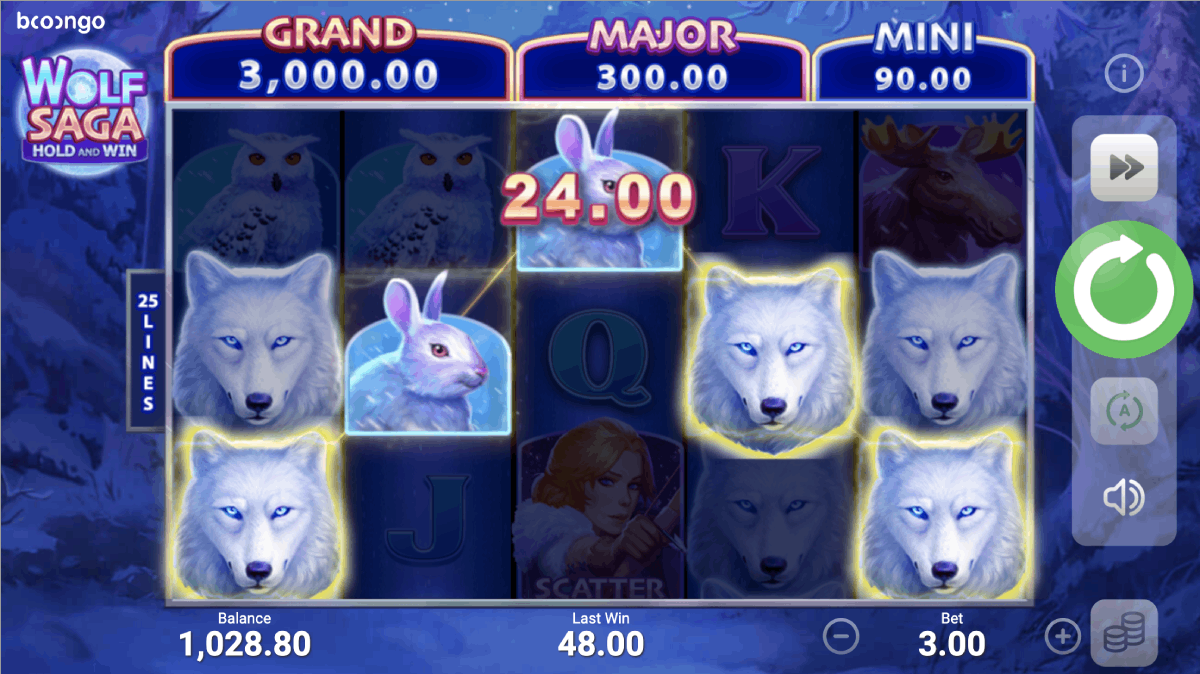 Wolf Saga - Slide №1 | Slot machines EuroGame